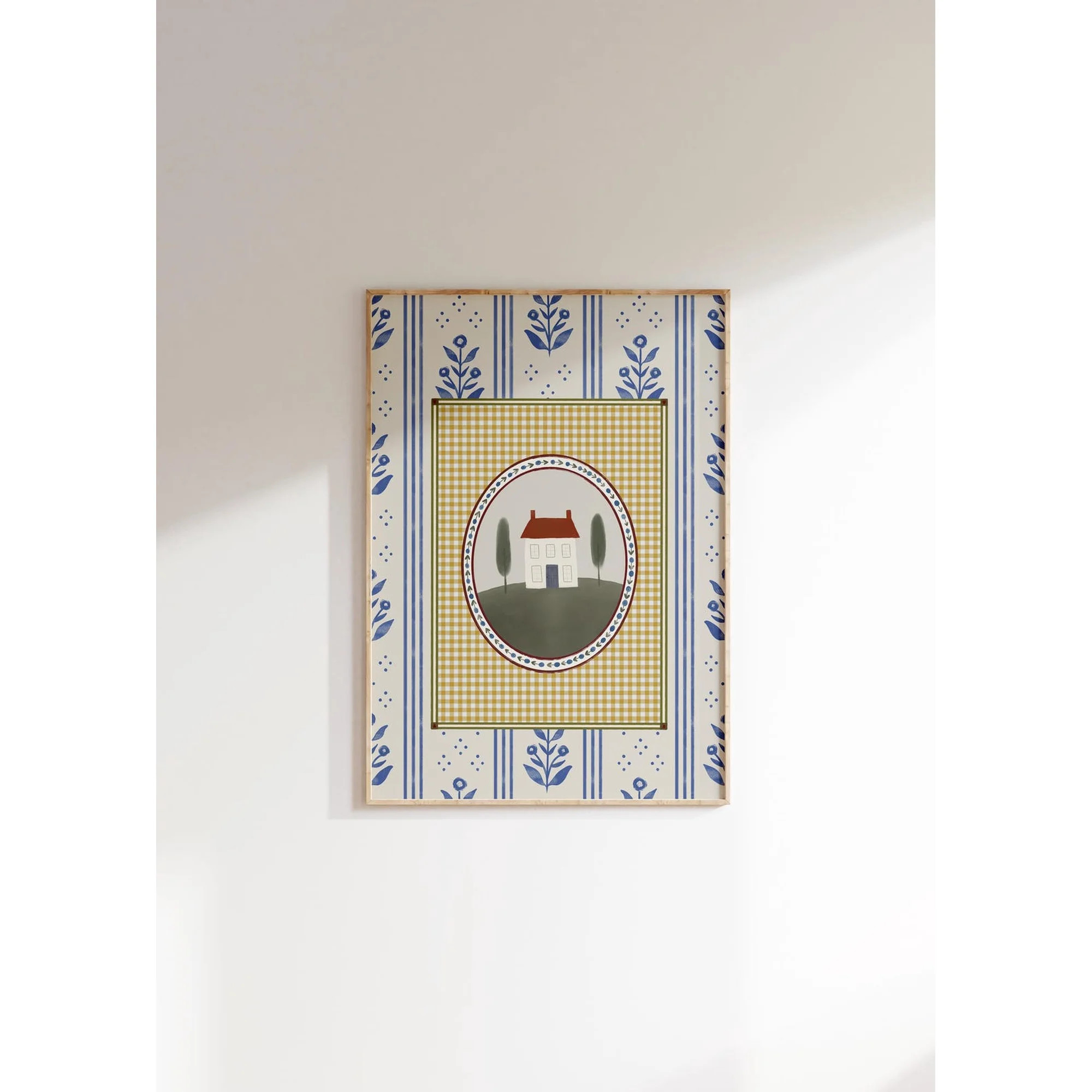 Countryside New Home Cottagecore English Cottage Cozy Decor, Stretched Canvas 8x10in | Walmart (US)