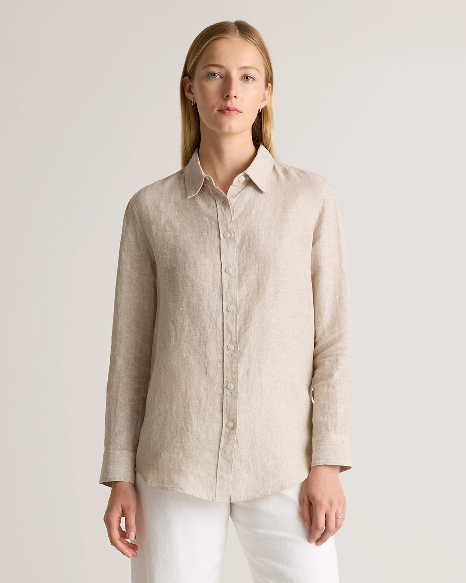 100% European Linen Long Sleeve Shirt | Quince