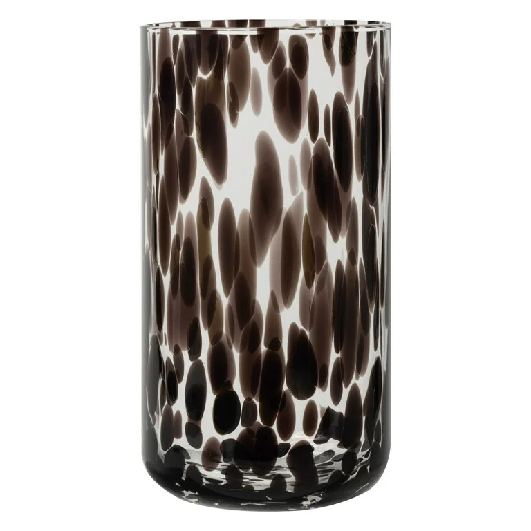 Thyme & Table 20 fl oz Black Tortoise Drinking Glass | Walmart (US)