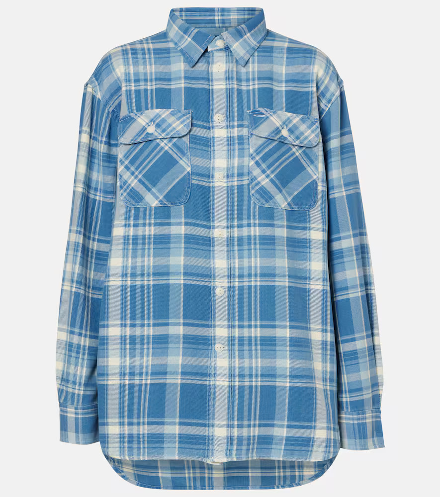 Polo Ralph Lauren Plaid cotton twill shirt | Mytheresa (DACH)