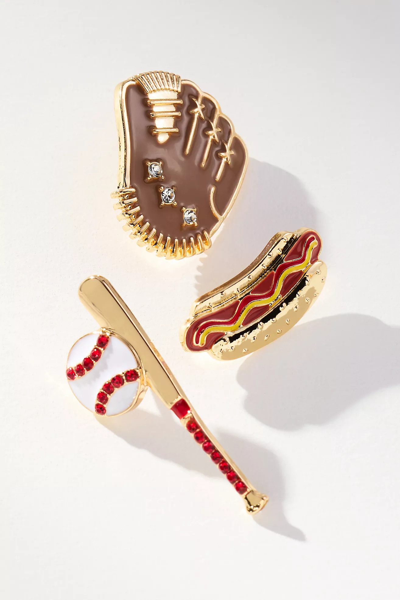 Sports Brooches, Set of 3 | Anthropologie (US)