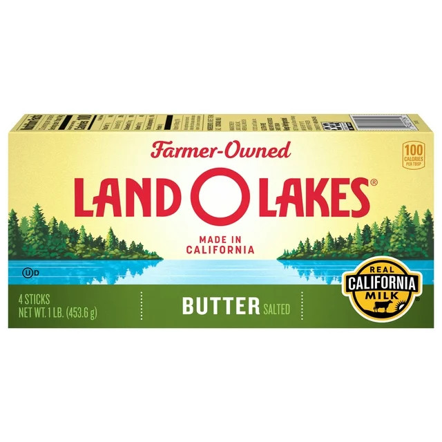 Land O Lakes Salted Stick Butter, 16 oz, 4 Sticks | Walmart (US)