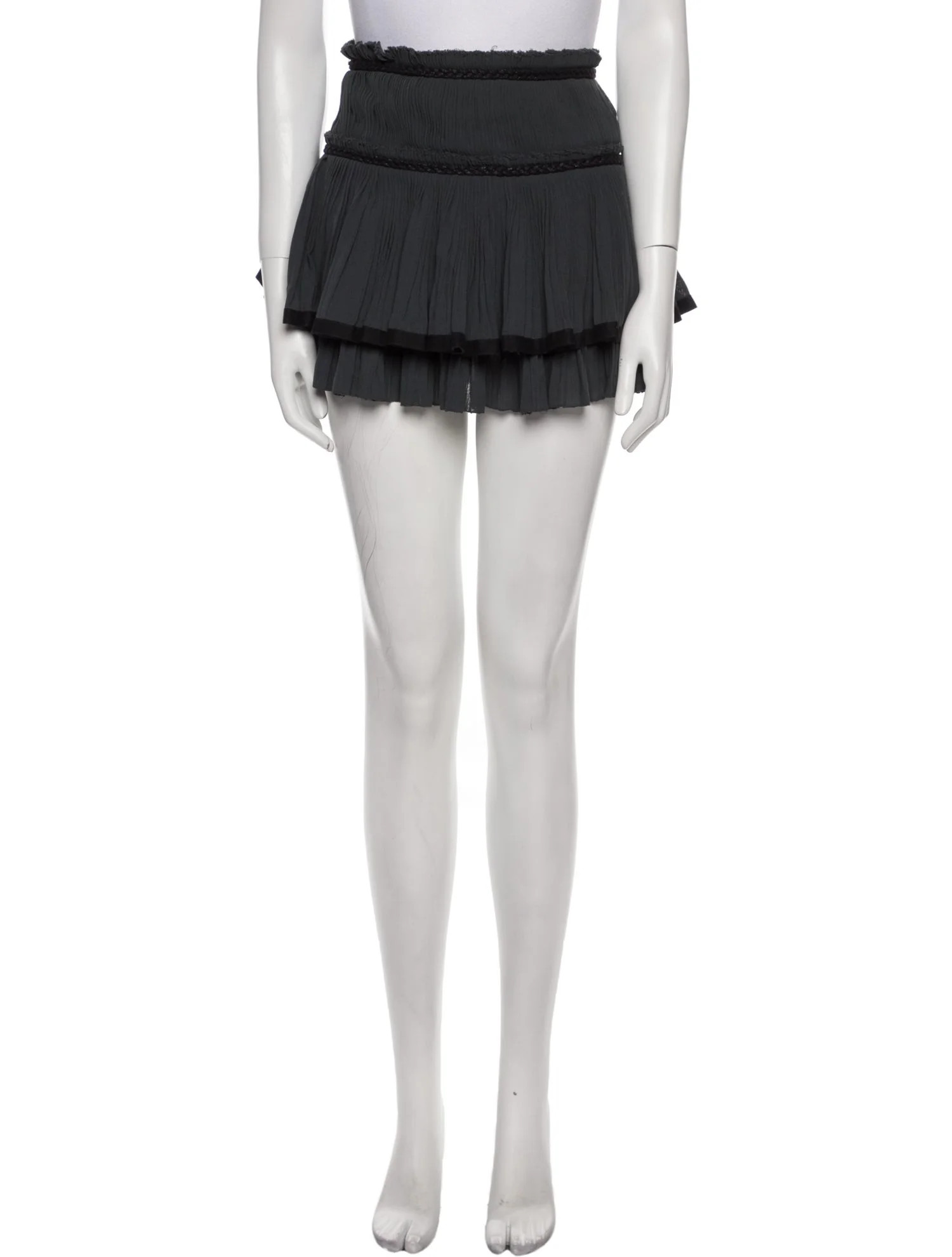 Ruffle Embellishment Mini Skirt | The RealReal