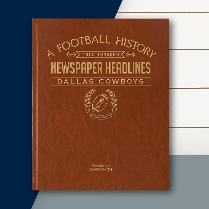 Signature gifts Personalized Football History Book - Sports Fan Gift - A Pro Football History Tol... | Amazon (US)