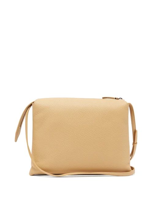 The Row - Nu Twin Small Leather Cross-body Bag - Womens - Beige | Matches (UK)