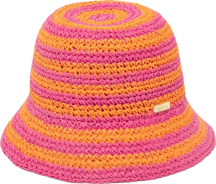 San Diego Hat x Trina Turk Straw Bucket Hat | Nordstromrack | Nordstrom Rack