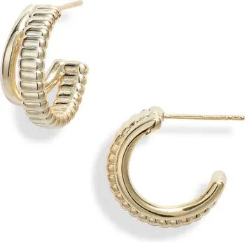 Layne Double Huggie Hoop Earrings | Nordstrom