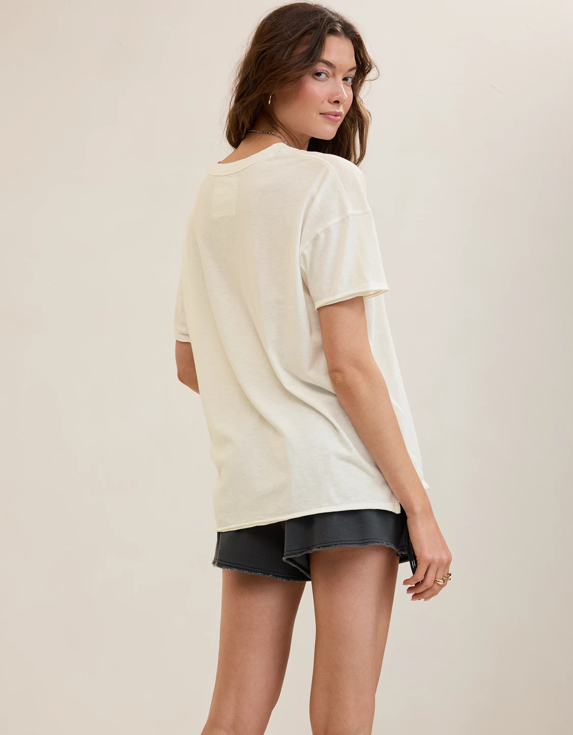 Aerie Oversized Crew Boyfriend T-Shirt | Aerie