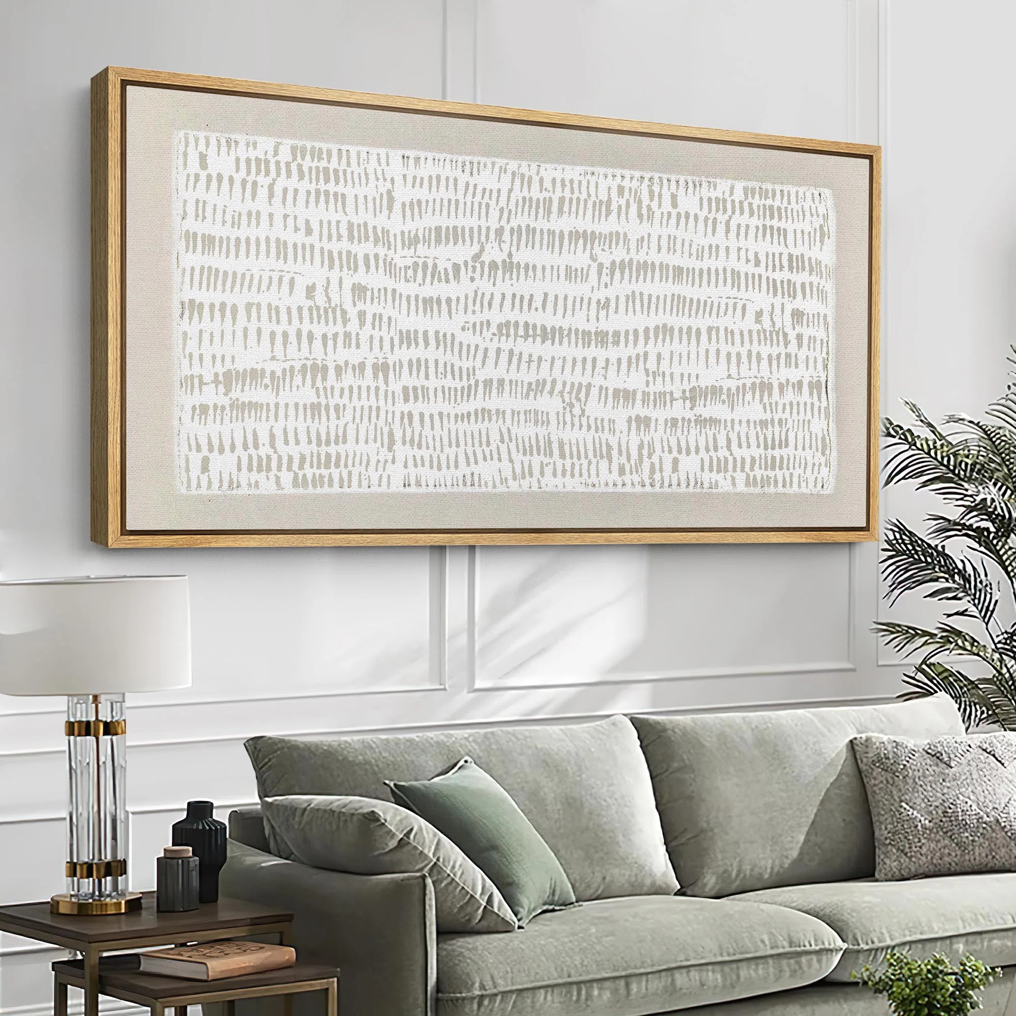 wall26 Minimalist Geometric Pattern in Neutral Tones Modern Art & Reviews | Wayfair | Wayfair North America