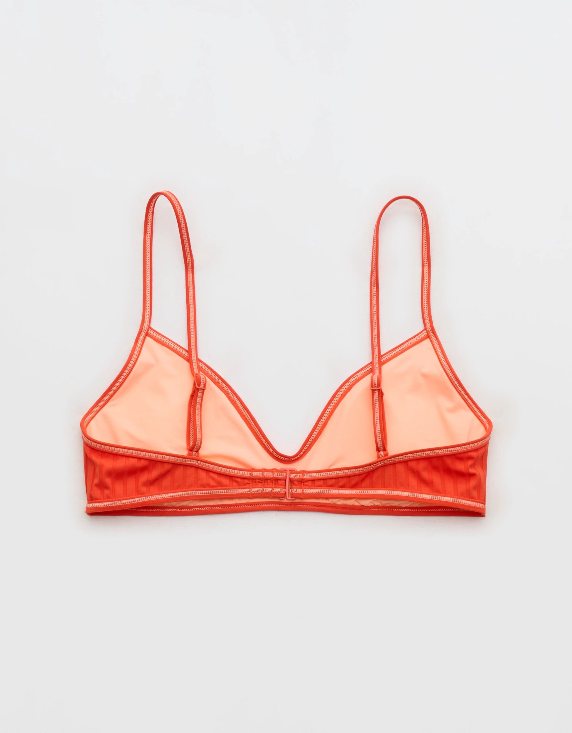 Aerie Skinny Strap Voop Ribbed Bikini Top | Aerie