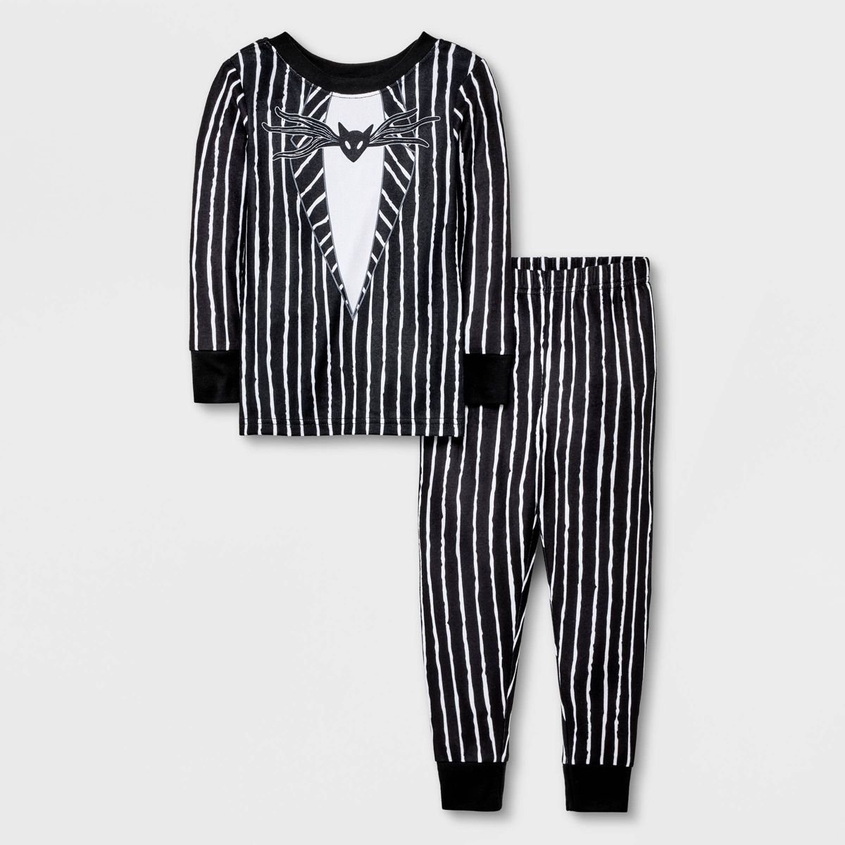 Toddler Boys' Disney The Nightmare Before Christmas Jack Skellington Pajama Set - Black | Target