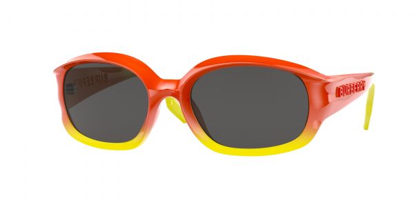 Burberry BE4338 MILTON Sunglasses | 393587 Orange / Yellow / grey Lens 56-19-135 | EZ Contacts