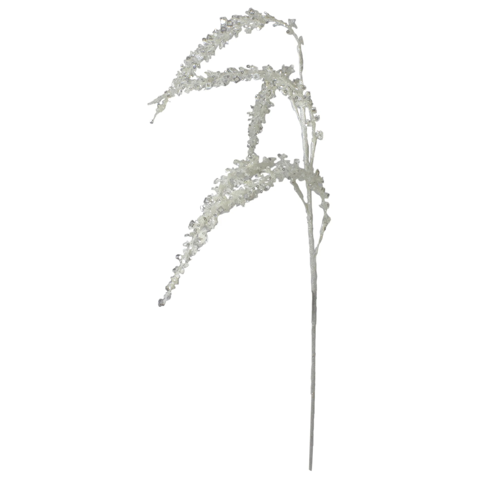 27" White Sequins Weeping Artificial Pick | Walmart (US)