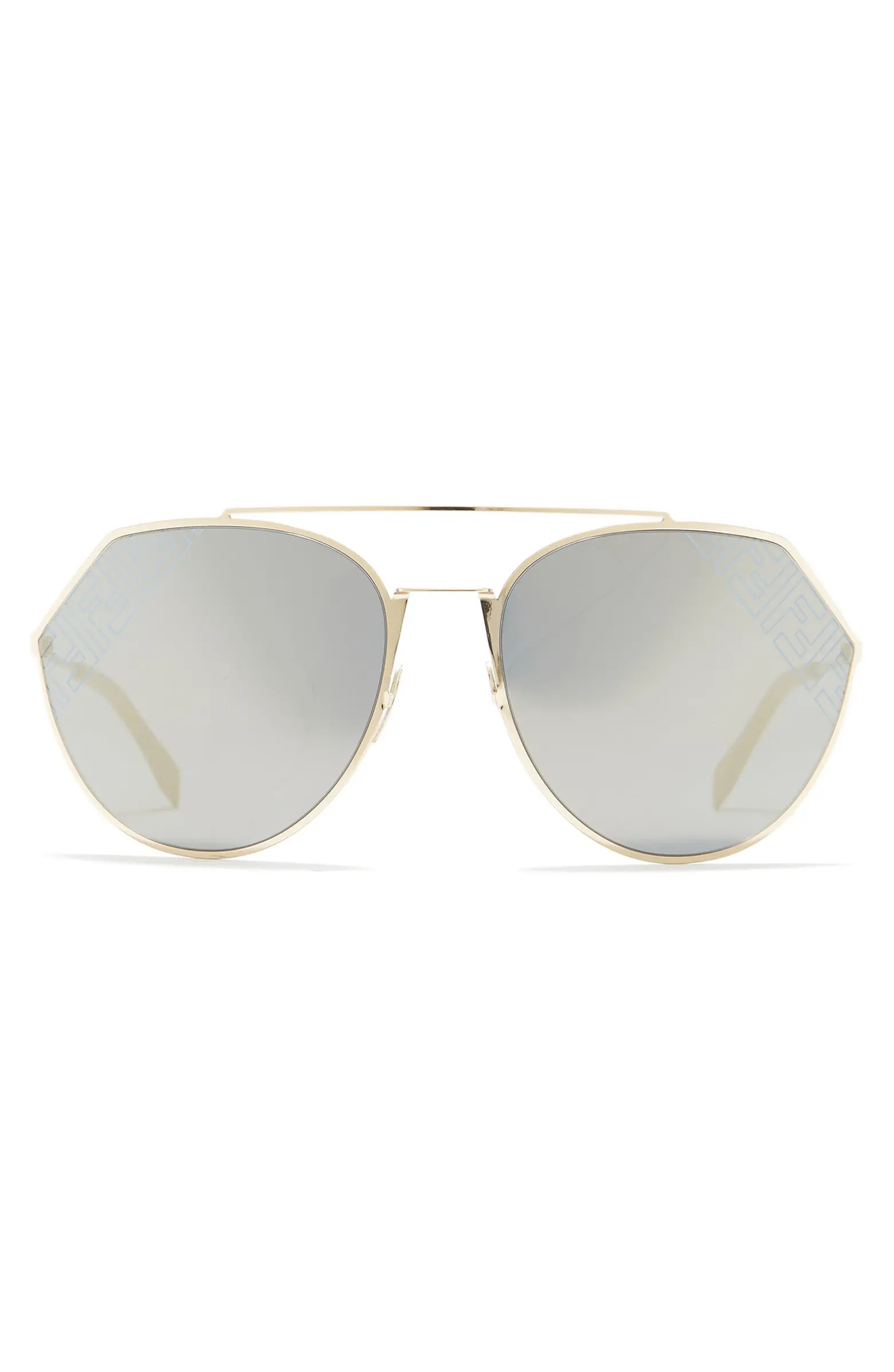 FENDI 67mm Geometric Sunglasses | Nordstromrack | Nordstrom Rack