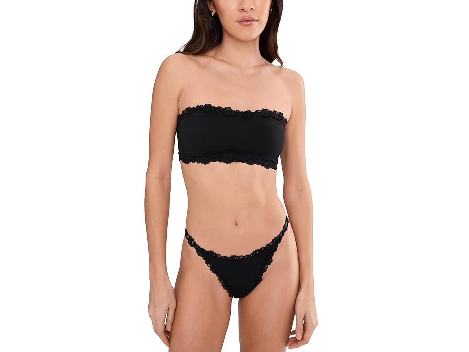 Free People Charlie Bandeau Women's Bra Black: XL (Women's 16) | Zappos.com