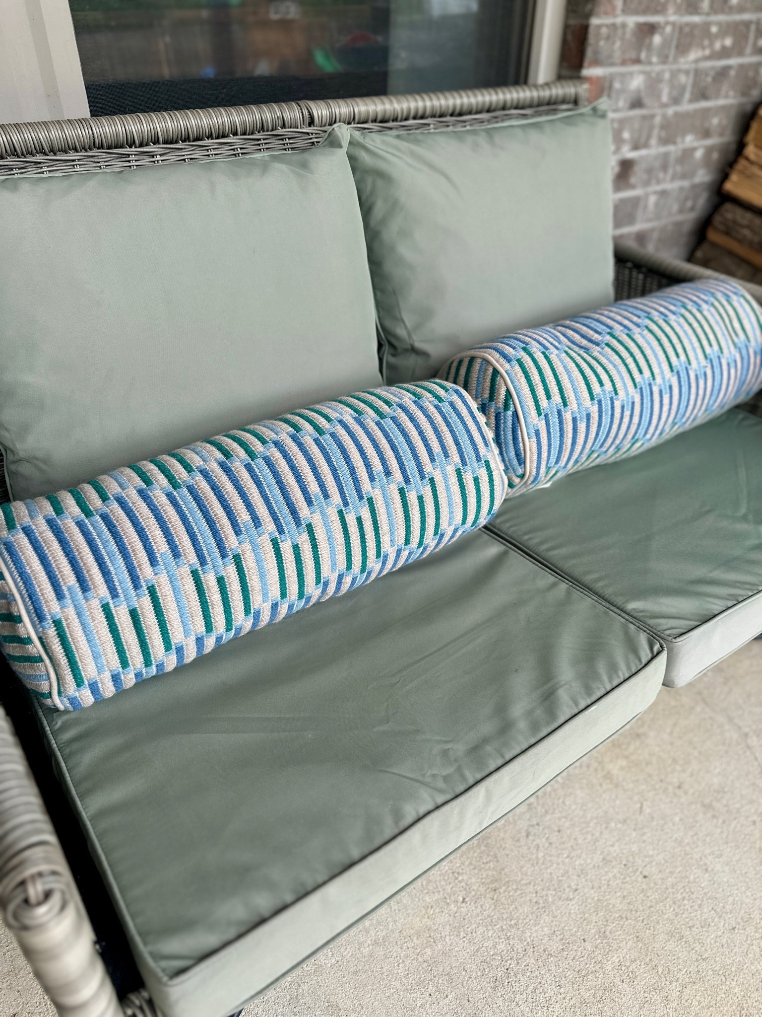 Got some new outdoor pillows! And they’re on sale!!
