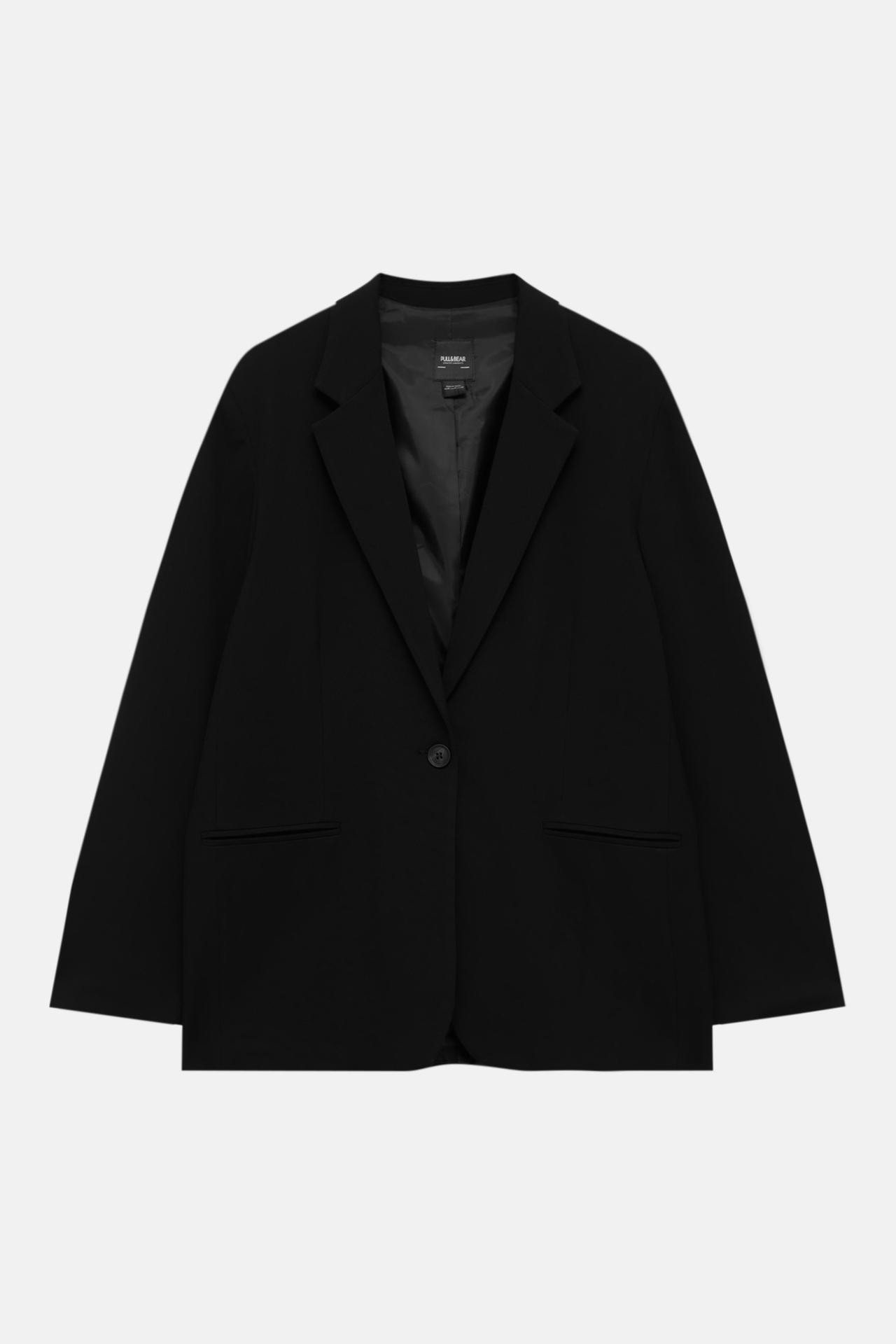 Basic buttoned blazer | PULL and BEAR UK