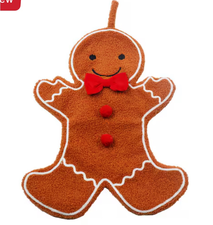 Gingerbread cookie stockings 