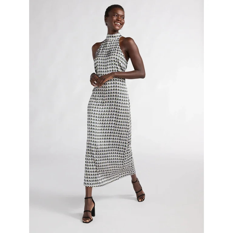 Scoop Women’s Sleeveless Midi Dress, Sizes XS-XXL | Walmart (US)