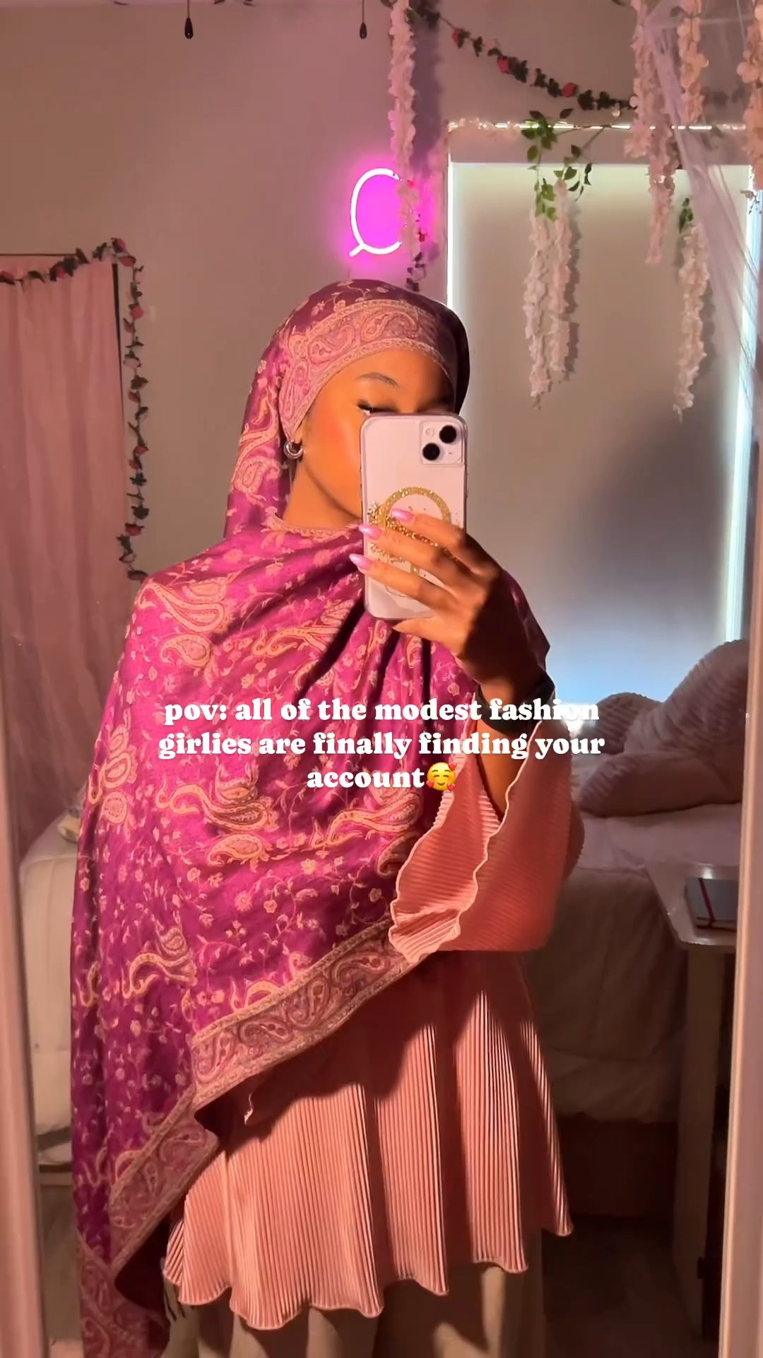 Pink Hijab Outfit 

Pink Pashmina
Pink Girly Outfits 
#modestfashion #hijab 

#LTKfindsunder50