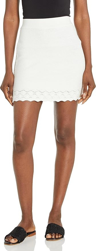 Club Monaco Women's Fancy Stitch Mini Skirt | Amazon (US)