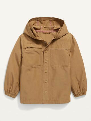 Unisex Hooded Hybrid Shacket for Toddler | Old Navy (US)