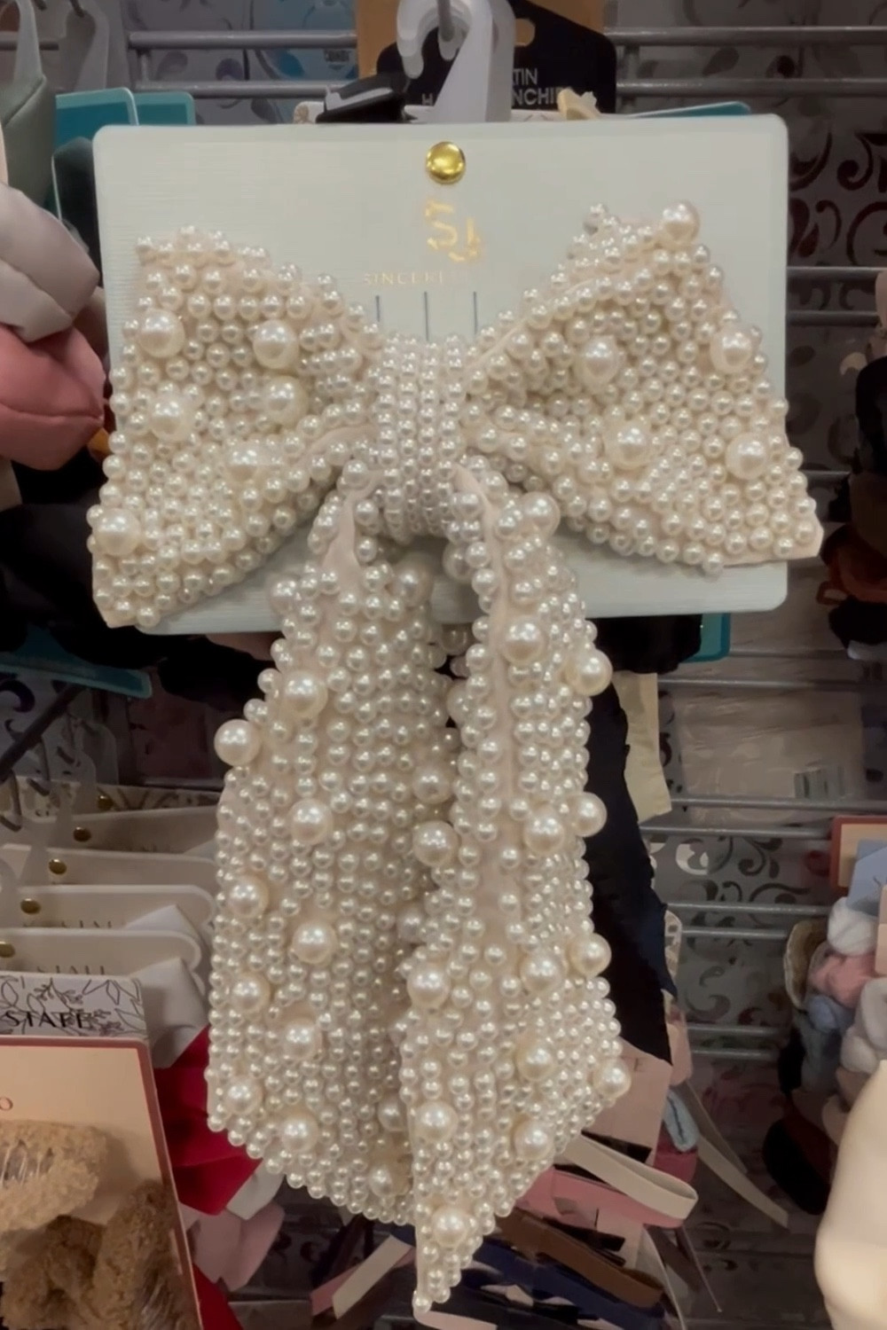 One of my favorite bows seen at Marshall’s! You can also buy this pearl embellished hair bow or similar online. Browse my picks. ❤️

#LTKWedding #LTKBeauty #LTKSeasonal