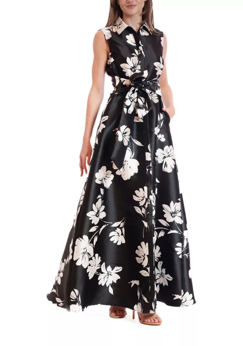 Women's Sleeveless Shirt Dress Gown | Belk
