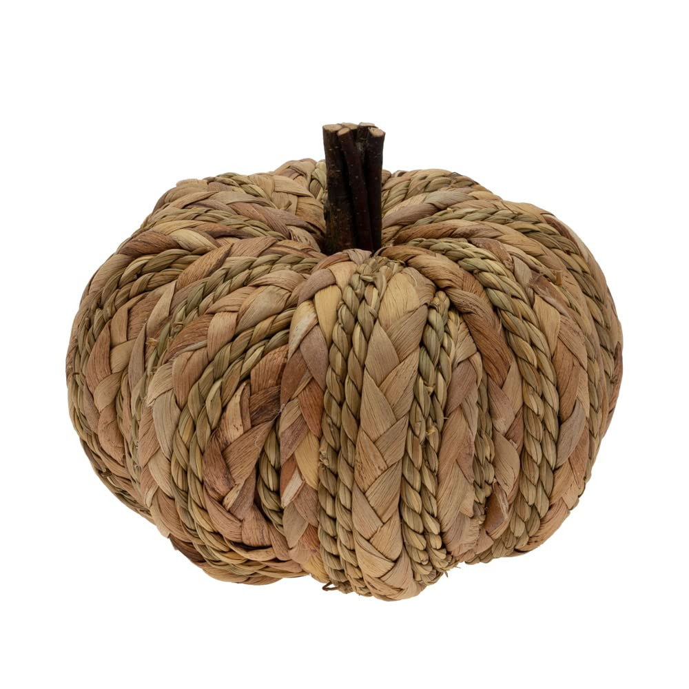Boston International Pumpkin Décor Autumn & Fall Decorations, Small, Woven Wicker | Amazon (US)