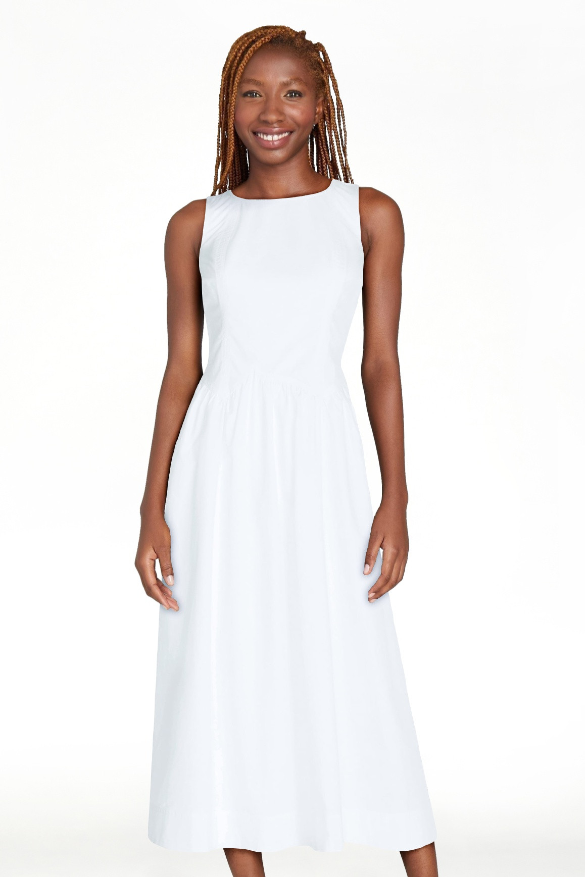 Free Assembly Women’s and Women's Plus Sleeveless Cotton Racer Back Maxi Dress, Sizes XS-4X | Walmart (US)