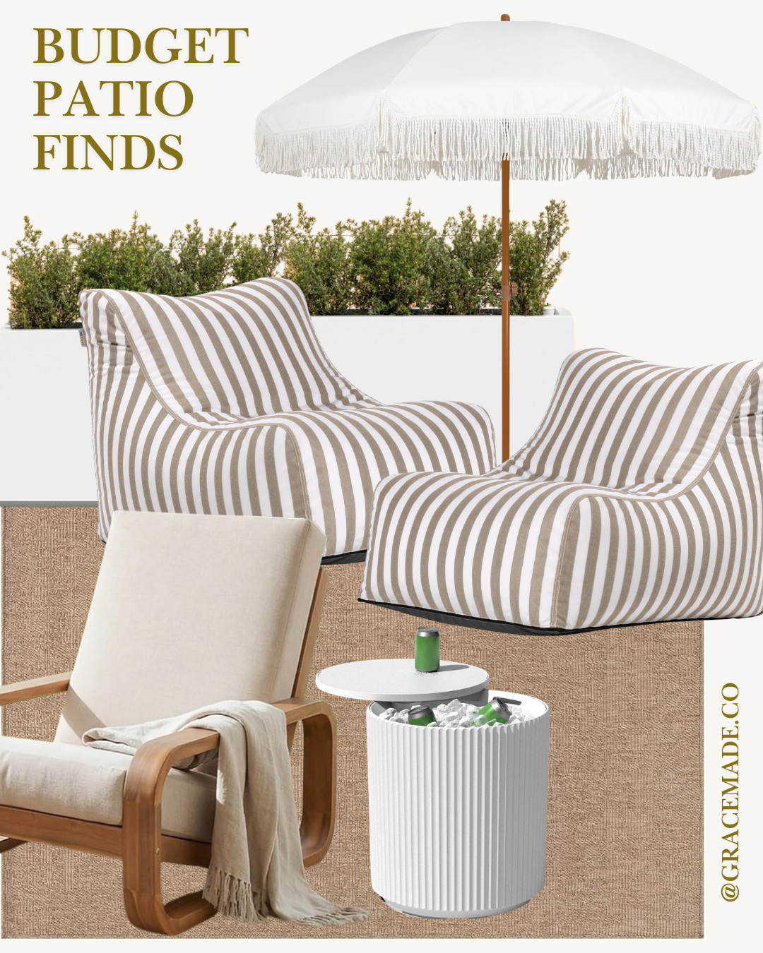 Budget patio furniture finds for summer.

#LTKSeasonal #LTKHome #LTKSaleAlert