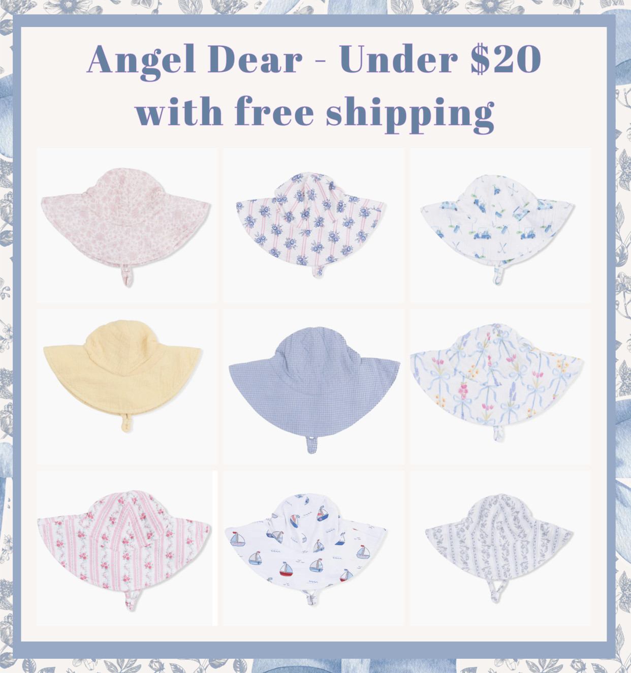 Sun hats under $20! 

 #LTKBaby
