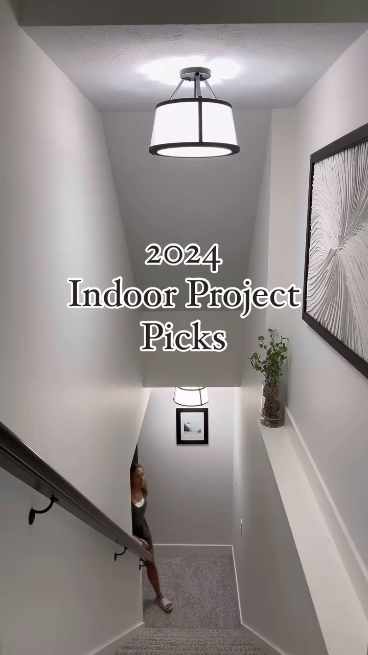 2024 Indoor Project Picks! 

Happy New Year friends!! 🎆 

It’s been such a fun year sharing my projects with you! I can’t wait to show you what I have in store for 2025!! 

Which one is your favorite? Basement stair case, laundry room or workout room? 

#2024recap #diyproject #lakehouse #stairdesign #workoutroom #homegym #homegymlife #laundryroommakeover #exercise#LTKMostLoved 

#LTKWatchNow #LTKActive