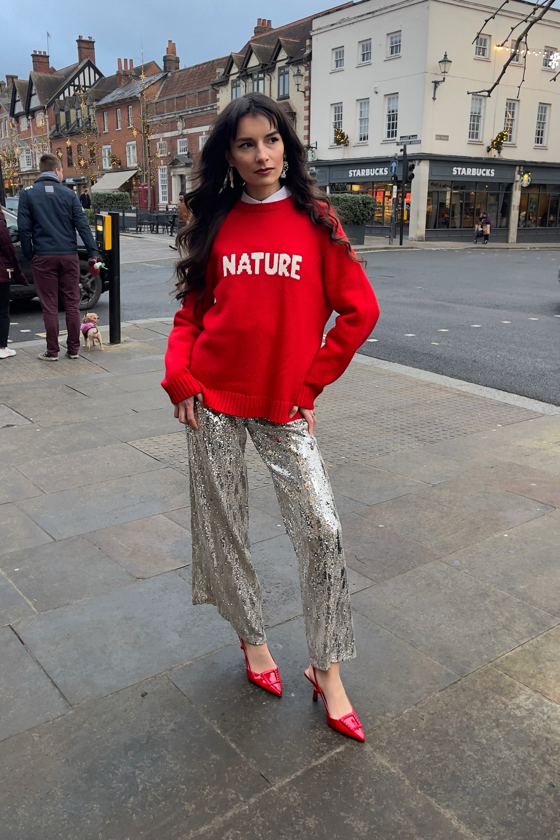 Outfit check before Xmas ❤️🎄✨

#LTKpartywear #LTKuk #LTKeurope