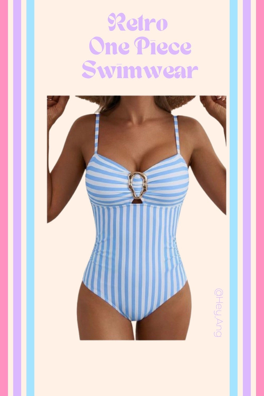 I love this retro one piece swimsuit. It’s not to cheeky. Perfect for laying by the pool, or on a cruise. I’d wear a sarong and sandals. Comes in other colors. 

#LTKTall #LTKTravel #LTKSwim