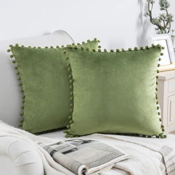 Tassels Reversible Throw Pillow (Set of 2) | Wayfair North America