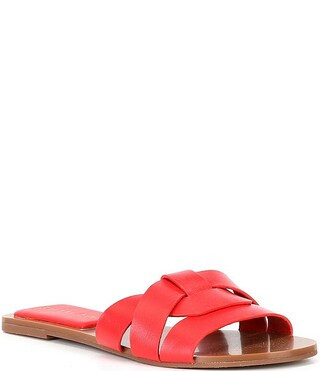 Brody Leather Slide Sandals | Dillard's
