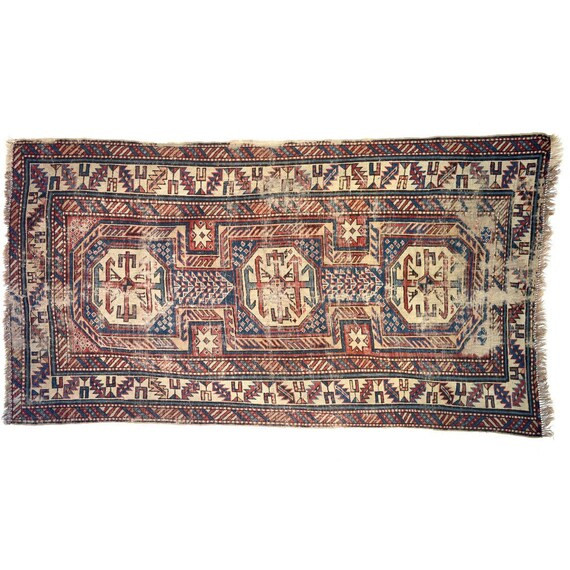 Caucasian Shirvan Antique Rug 174x98 Cm 59.44 X 33.1 - Etsy | Etsy (US)