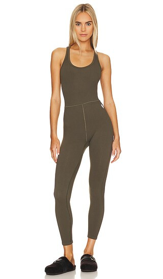 x FP Movement Free Throw Onesie in Dark Olive | Revolve Clothing (Global)