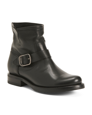 Leather buckle boot | Marshalls