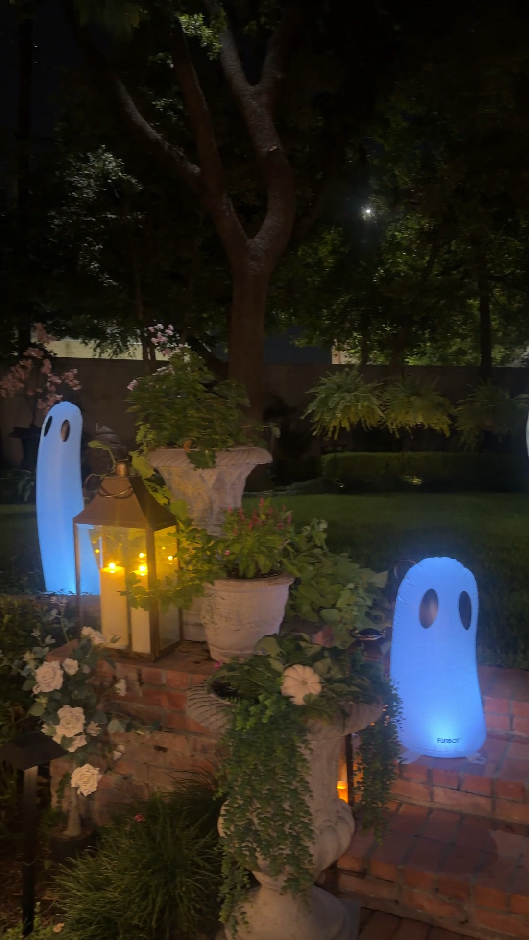 Halloween decor in the back yard… these inflatables made it so easy to set up for a party tonight AND most importantly nothing will rot in our 100° temperatures we are still experiencing

#LTKSeasonal
