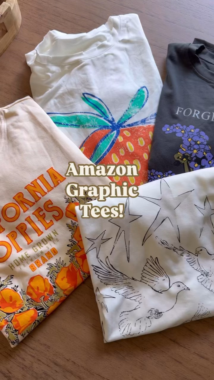 Loving these cute graphic tees from Amazon! 

#LTKMidsize #LTKStyleTip #LTKFindsUnder50