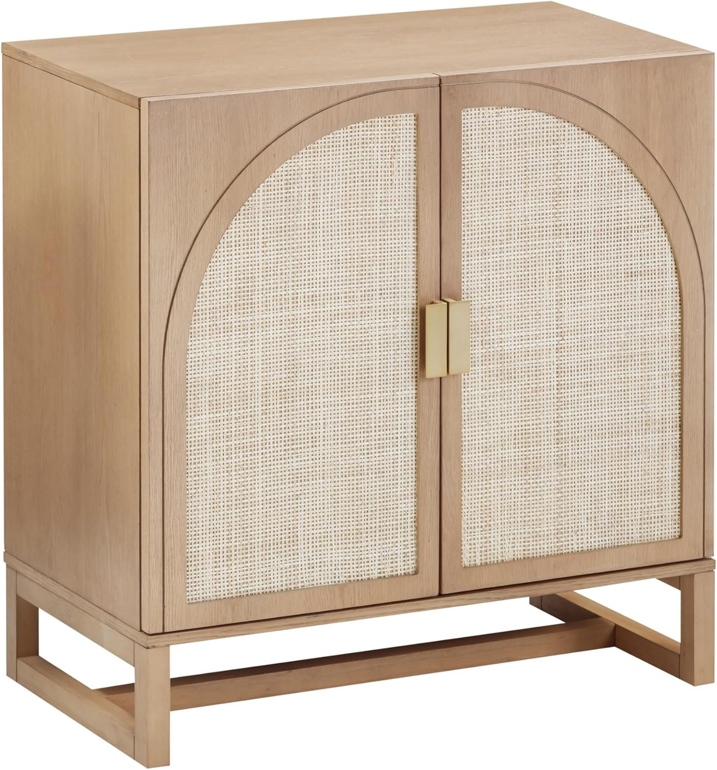 Nathan James Paxton Mid-Century Modern Wood Storage Cabinet with Doors, Arched Storage Cabinet fo... | Amazon (US)