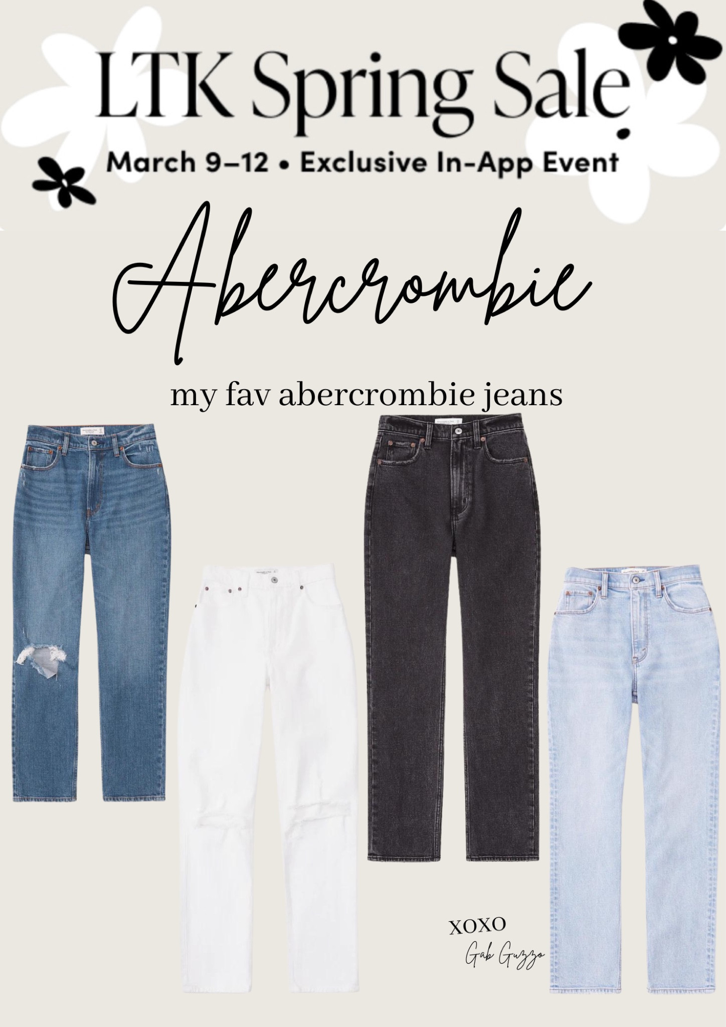 Sharing a few of my favorite Abercrombie curve love denim! 25% off with code AFLTK 

Abercrombie, Abercrombie jeans, 90s jeans, denim, #LTKSale

#LTKunder100 #LTKSale #LTKFind
