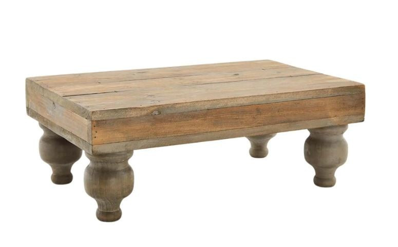XL Wood Footed Serving Stand | The Nested Fig