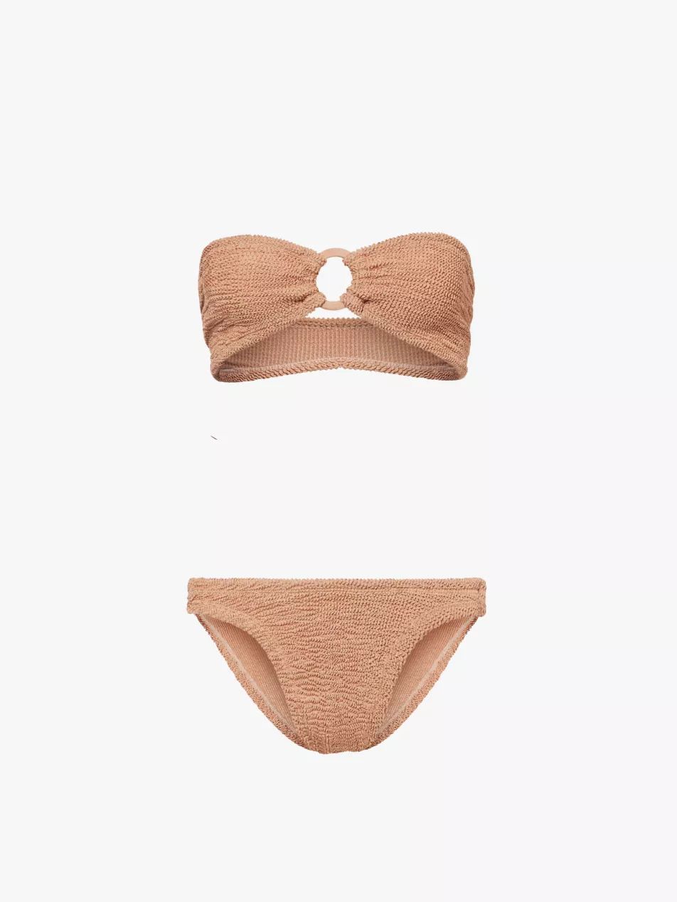 Gloria crinkled-texture bikini | Selfridges