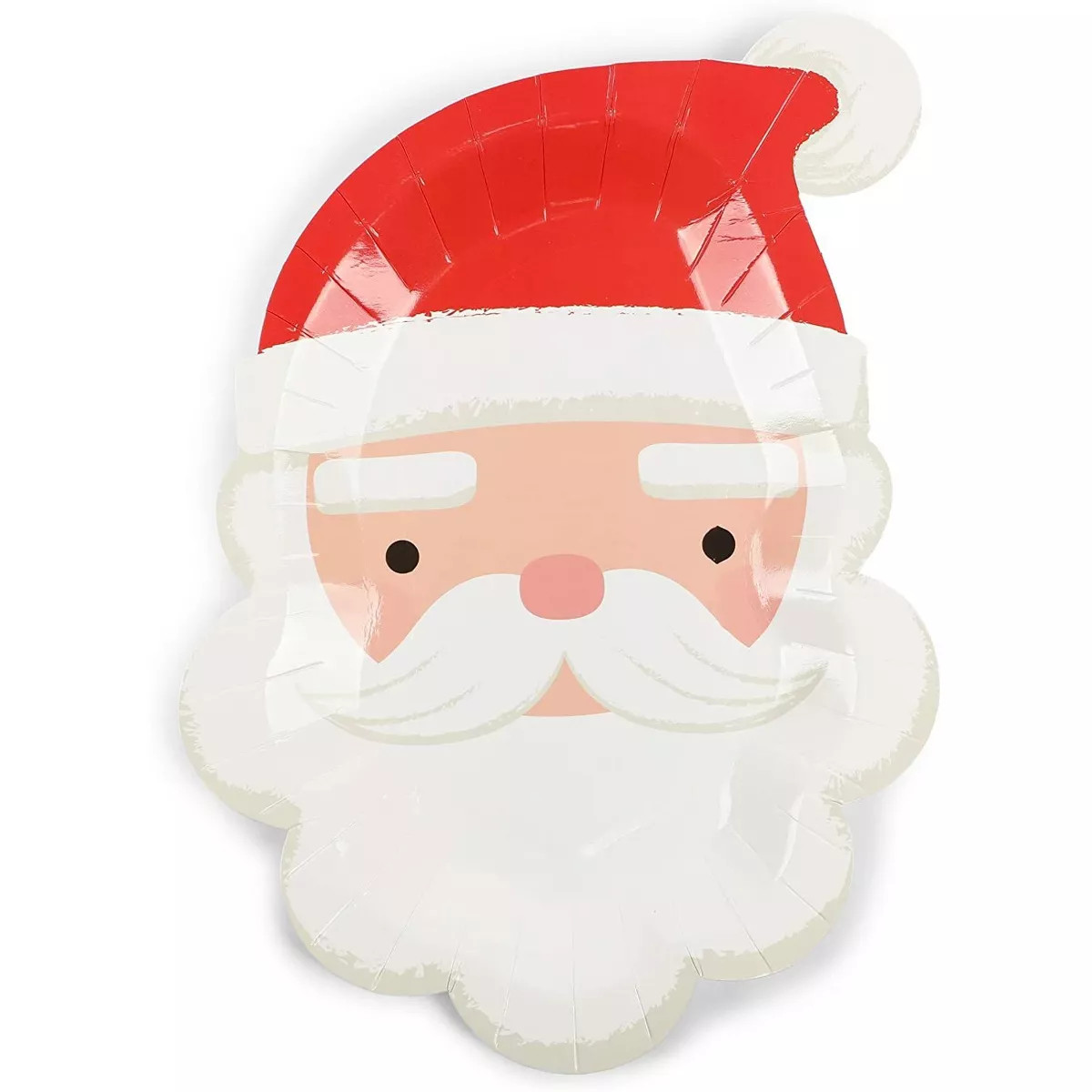 Blue Panda 24 Pack Santa Claus Paper Plates for Christmas Party Supplies (7.5 x 10 In) | Target