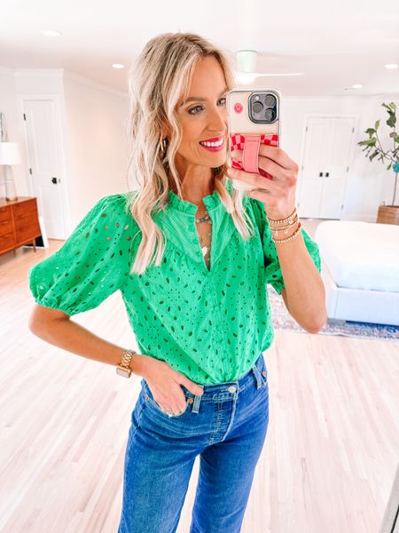 Loving this top from Amazon for summer! It comes in a bunch of different colors! 

Amazon / Amazon top / classic style / lantern sleeve top / Levi’s 

#LTKFindsUnder50 

#LTKFindsUnder100