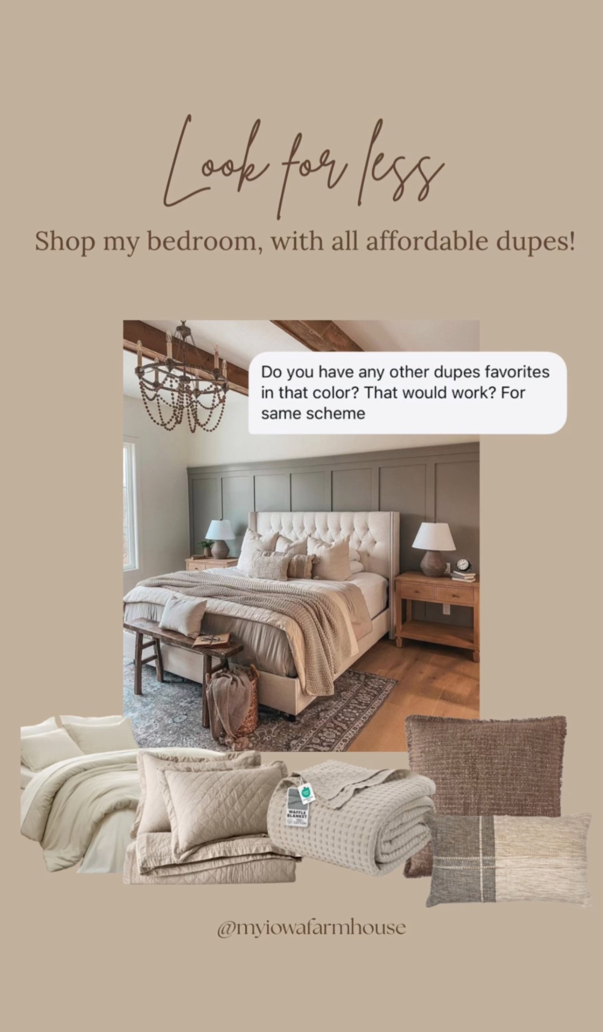 I had somebody ask for dupes on all my bedroom bedding. I linked all the best ones below. The seven piece comforter set from Walmart that is under $50 is amazing. I use the comforter on all my beds. I linked several pillows as well. I love the darker brown pillow from Walmart! There are also several quilt options. My favorite is the first one I have linked from Amazon!

#LTKSaleAlert #LTKFindsUnder50 #LTKHome