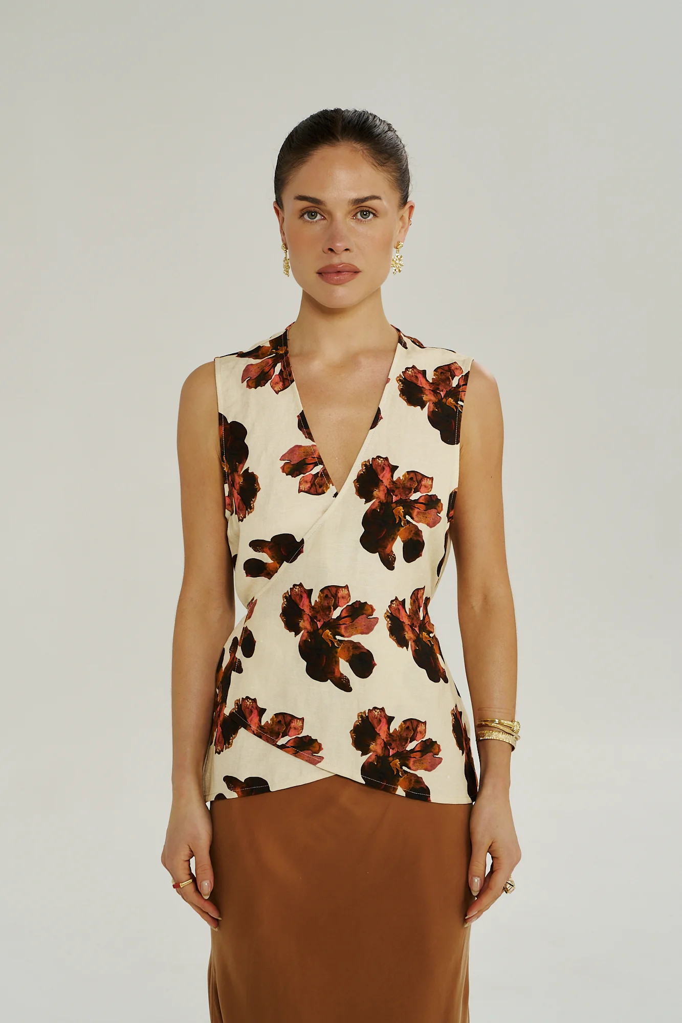 WRAP VEST - BUTTER FLEUR | Summi Summi
